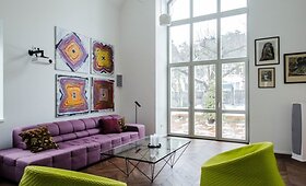 Namo Vilniaus centre interjeras &ndash; tarsi meno galerija