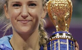 Viktorija Azarenka sutriu&scaron;kino Sam Stosur ir tapo Kataro turnyro nugalėtoja