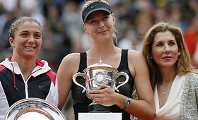 Marija &Scaron;arapova pirmą kartą triumfavo &bdquo;Roland Garros&ldquo; kortuose