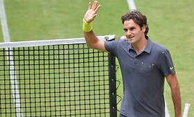 Rogeris Federeris ir Rafaelis Nadalis pergalėmis pradėjo sezoną ant žolės