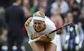 Marija &Scaron;arapova baigė pasirodymą Vimbldone jau po a&scaron;tuntfinalio