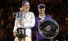 Viktorija Azarenka antrus metus i&scaron; eilės triumfavo &bdquo;Australian Open&ldquo;