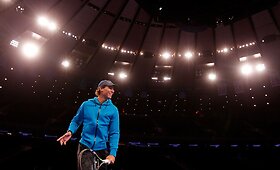 Rafaelis Nadalis ir Juanas Martinas del Potro žaidė Madison Square Garden arenoje