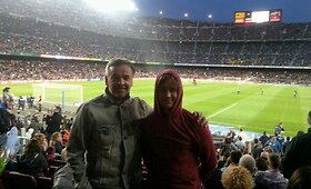 Remigijus Balžekas ir Ričardas Berankis apsilankė Barselonos Camp Nou stadione