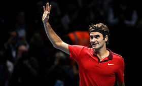 Rogeris Federeris įspūdingai sutriu&scaron;kino Andy Murray ir pateko į pusfinalį Londone