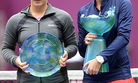 Agnieszka Radwanska triu&scaron;kinančiai laimėjo Kinijos turnyro finalą