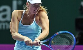 Apmaudžiai setą pralaimėjusi Marija &Scaron;arapova nepateko į finalą Singapūre