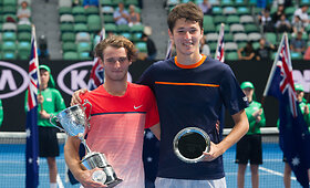 Dar vienas australas tapo &bdquo;Australian Open&ldquo; jaunių čempionu