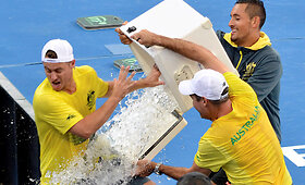 Australijos teniso rinktinė pateko į Daviso taurės pusfinalį