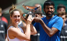 &bdquo;Roland Garros&ldquo; mi&scaron;rių dvejetų čempionais tapo Rohanas Bopanna ir Gabriela Dabrowski