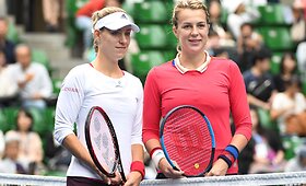 Angelique Kerber kelią į finalą užkirto Rusijos tenisininkė