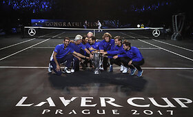 Dramati&scaron;ka Rogerio Federerio pergalė vainikavo Europos triumfą &bdquo;Laver Cup&ldquo; turnyre