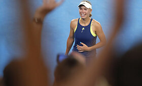 Įspūdingame moterų finale dvigubas Carolinos Wozniacki triumfas