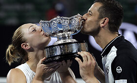 Kroato ir kanadietės duetas triumfavo &ldquo;Australian Open&rdquo; mi&scaron;rių porų turnyre