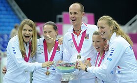 Čekijos tenisininkių triumfas Federacijų taurės finale