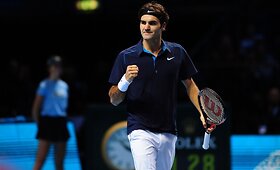 Rogeris Federeris ATP finalinį turnyrą pradėjo pergale 