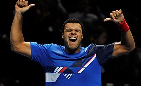 Jo-Wilfriedas Tsonga palaužė Rafaelį Nadalį ir pateko į pusfinalį