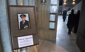Artimieji atsisveikino su 104 metų aviatoriumi, pasiprie&scaron;inimo kovų dalyviu Viktoru A&scaron;mensku
