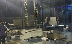 Lietuvos paviljonas parodos atidarymo dieną  2017 m. Birželio 10 d.
