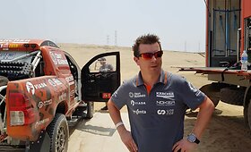 Dakaro automobilių testai dykumoje kartu su &bdquo;Toyota Gazoo Racing&ldquo; komanda