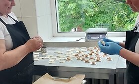 Koldūnų gamyba Ukmergės &bdquo;Vilkmergės&ldquo; restorane