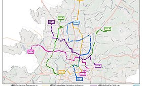 Naktinių Vilniaus autobusų schema