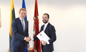 Remigijus &Scaron;ima&scaron;ius susitiko su &bdquo;Uber&ldquo; atstovu Alexanderiu Lobovu