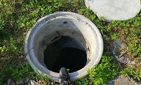 Karolini&scaron;kių lietaus nuotekų valykla &scaron;alia Pilaitės