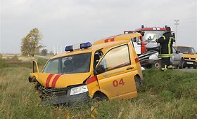 Kraupi avarija kelyje Kaunas &ndash; Prienai