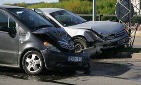 Kaune susidūrė A klasės &bdquo;Mercedes-Benz&ldquo; ir &bdquo;Mazda 626&ldquo;