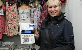 Turgaus prekeiviai priprato prie kasos aparatų