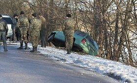 Kaune nuo slidaus kelio nulėkė &bdquo;Audi A4&ldquo;