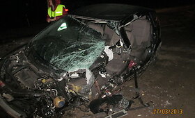 Kauno rajone kaktomu&scaron;a susidūrė &bdquo;Peugeot 307&ldquo; ir &bdquo;Audi A2&ldquo;