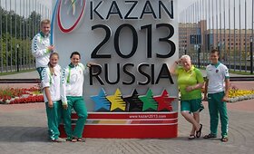 Lietuvos povandeninio sporto atstovai Kazanėje
