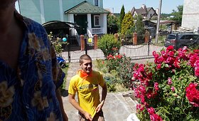 Juozapo darbas Ukrainos vaikų stovykloje anglų kalba