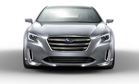 &bdquo;Subaru Legacy Concept&ldquo; &ndash; žvilgsnis į serijinį modelį i&scaron; toli