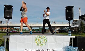 Deividas Me&scaron;kauskas vilniečiams vedė nemokamą mank&scaron;tą