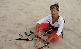 Audrė Kudabienė mokosi valdyti jėgos aitavrus