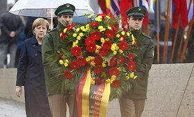 Angela Merkel dalyvavo Dachau i&scaron;laisvinimo metinėse