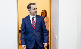 Susisiekimo ministro Roko Masiulio spaudos konferencija