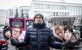 Piketas dėl tėvų galimybių matytis su vaikais po skyrybų ribojimo
