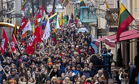 &Scaron;ventinė eisena &bdquo;Lietuvos valstybės keliu&ldquo;
