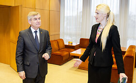Viktoras Pranckietis susitiko su Laura Matjo&scaron;aityte
