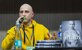Mariaus Rep&scaron;io romano &bdquo;Heraklis Nr. 4&ldquo; pristatymas
