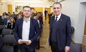 Kandidatas į prezidentus Arvydas Juozaitis pristatė savo programą