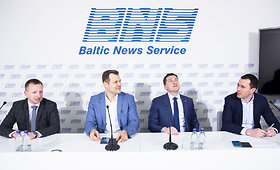 Lietuvos socialdemokratų partijos spaudos konferencija po merų rinkimų antrojo turo