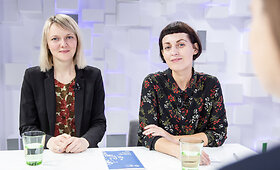 15min studijoje &ndash; Kino pavasario programos sudarytojos Mantė Valiūnaitė ir Dovilė Raustytė