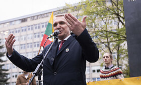 Arvydo Juozaičio vodovaujamo judėjimo &bdquo;Lietuva yra čia&ldquo; akcija &bdquo;Už laisvuosius debatus"