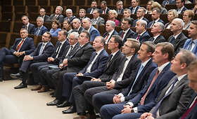 Saulius Skvernelis susitiko su užsienio &scaron;alyse reziduojančiais Lietuvos ambasadoriais