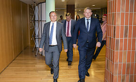 Saulius Skvernelis pristatė žemės ūkio ministrą Andrių Palionį